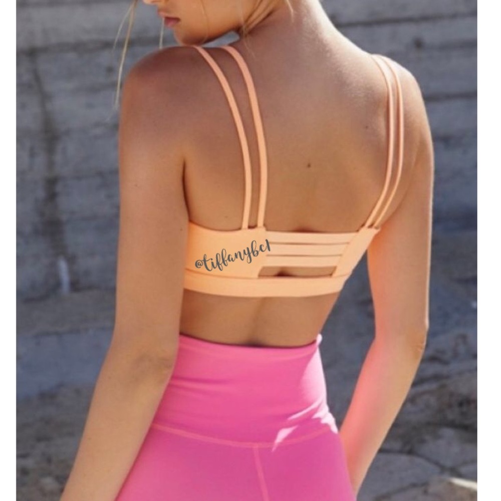 Free People Movement Idris Bra Peach Horizon - Picture 4 of 9